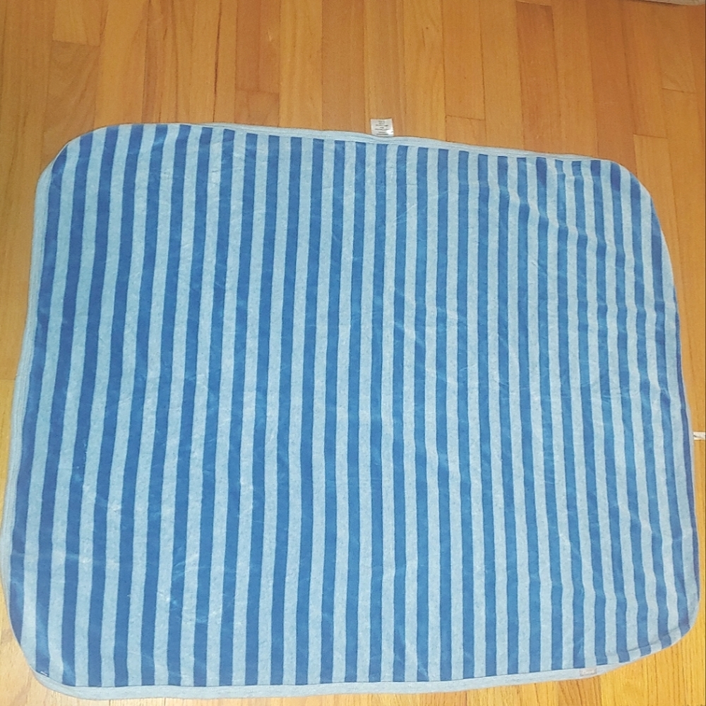 Coccoli Blue Striped Baby Blanket